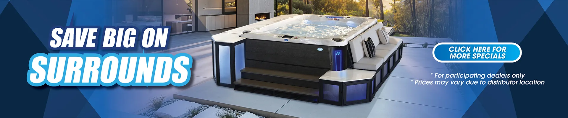 Calspas hot tub being used in a family setting - Millhall