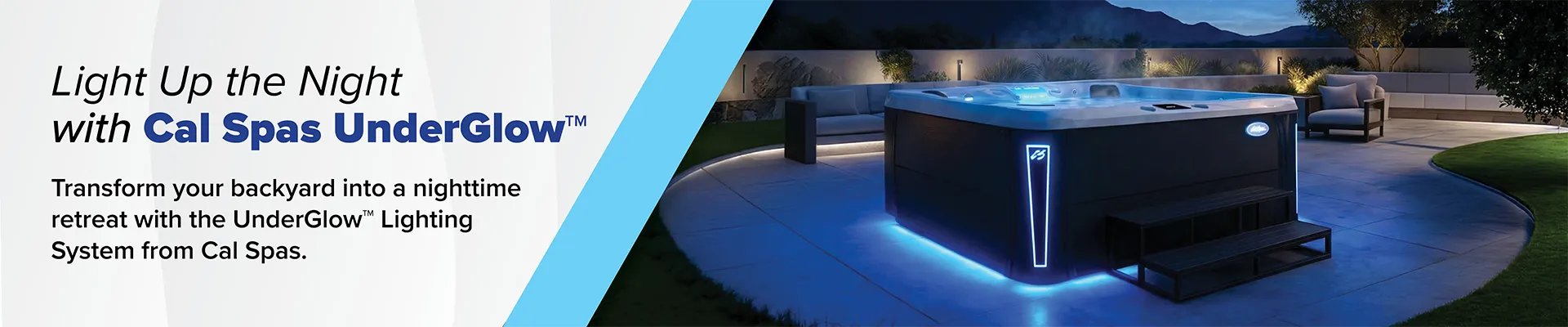 Calspas hot tub being used in a family setting - Millhall